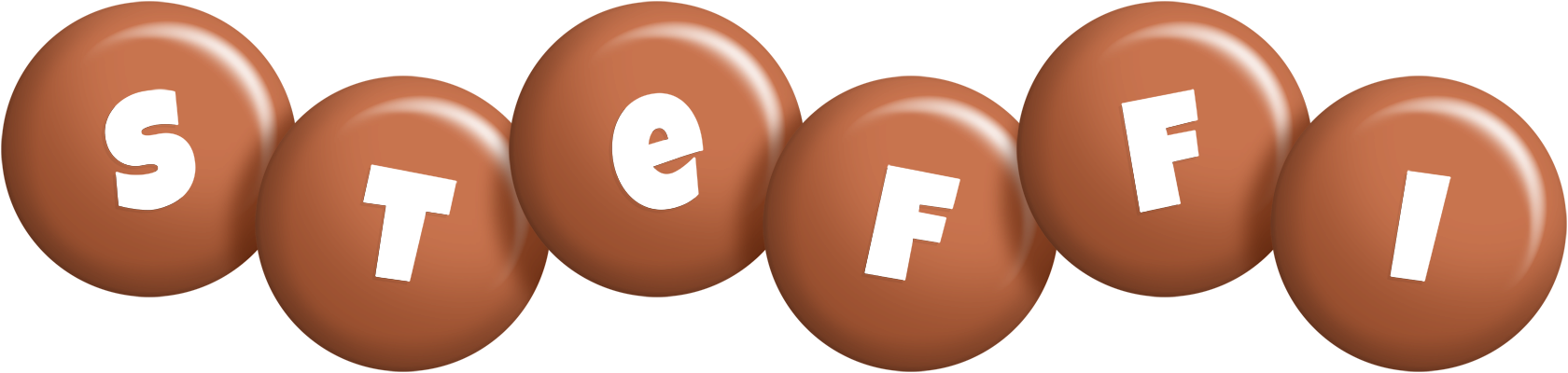 Steffi candy-brown logo