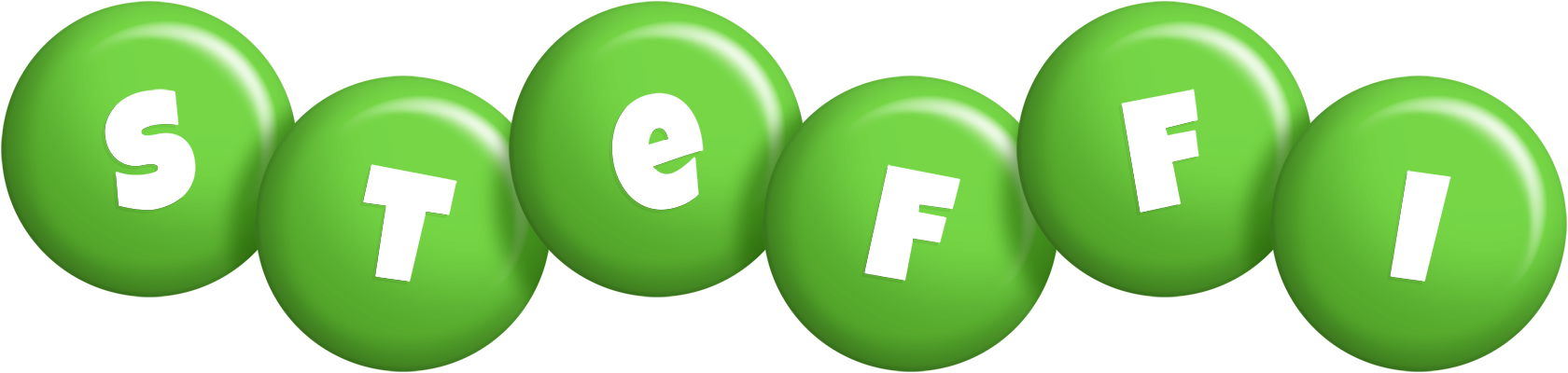 Steffi candy-green logo