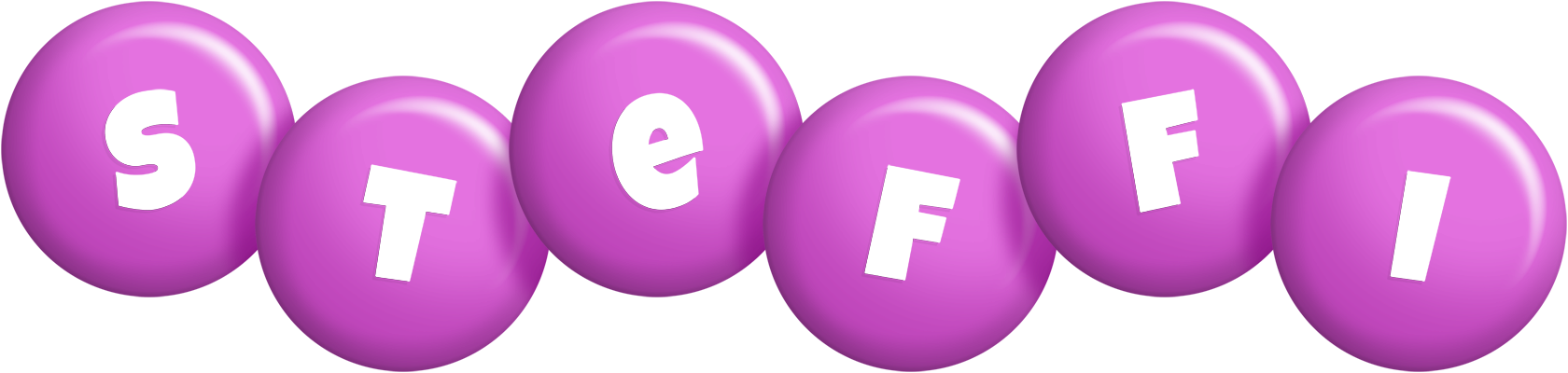 Steffi candy-purple logo