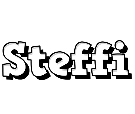 Steffi snowing logo