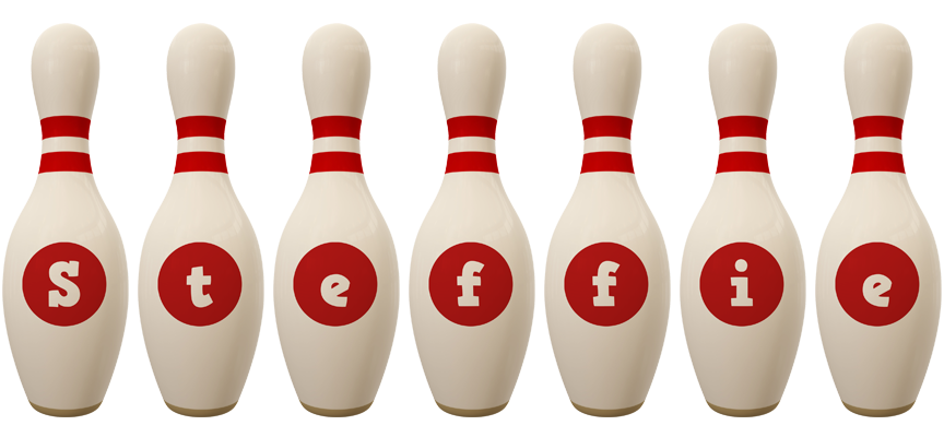 Steffie bowling-pin logo