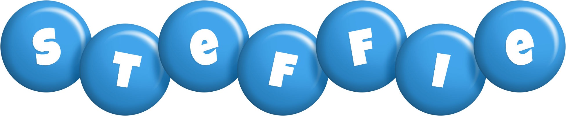 Steffie candy-blue logo