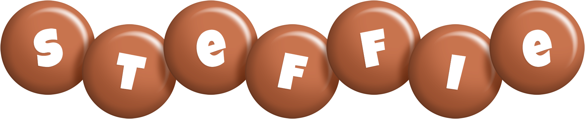 Steffie candy-brown logo