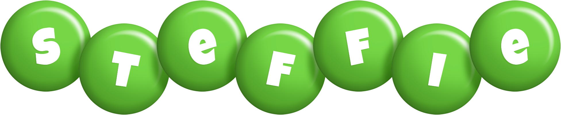 Steffie candy-green logo