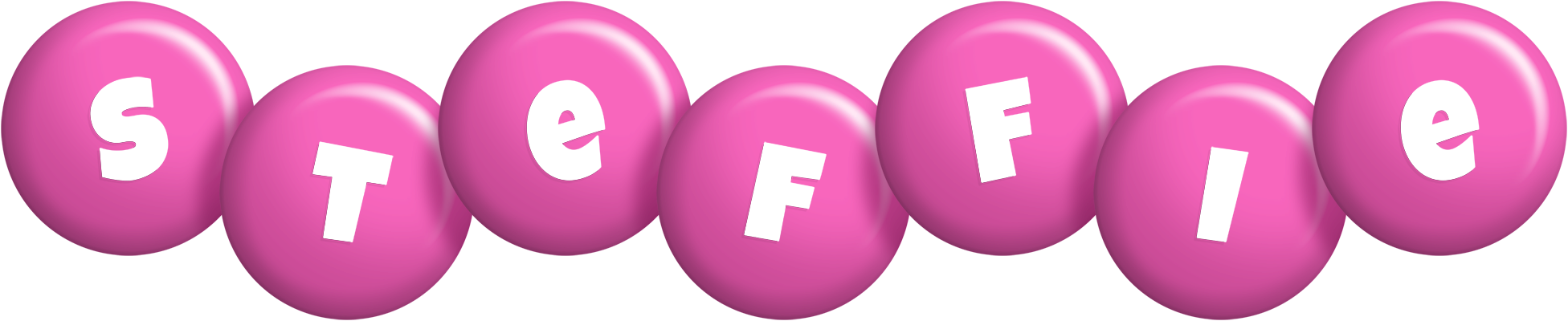 Steffie candy-pink logo