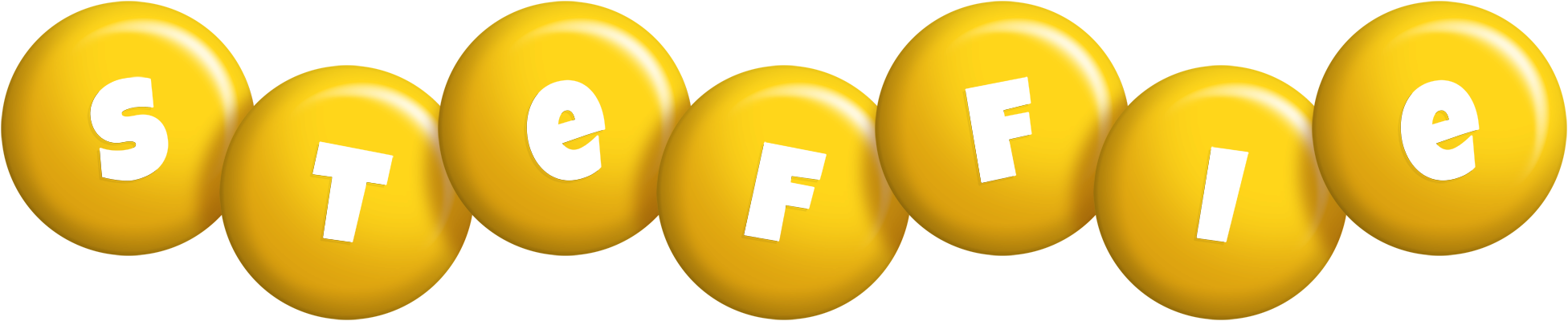 Steffie candy-yellow logo