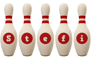 Stefi bowling-pin logo