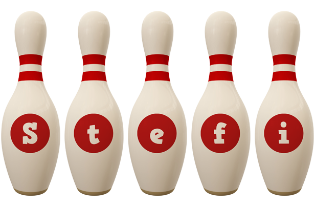 Stefi bowling-pin logo