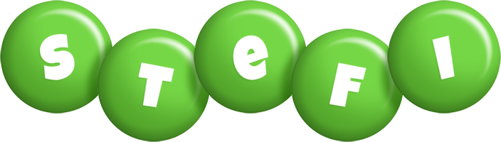 Stefi candy-green logo