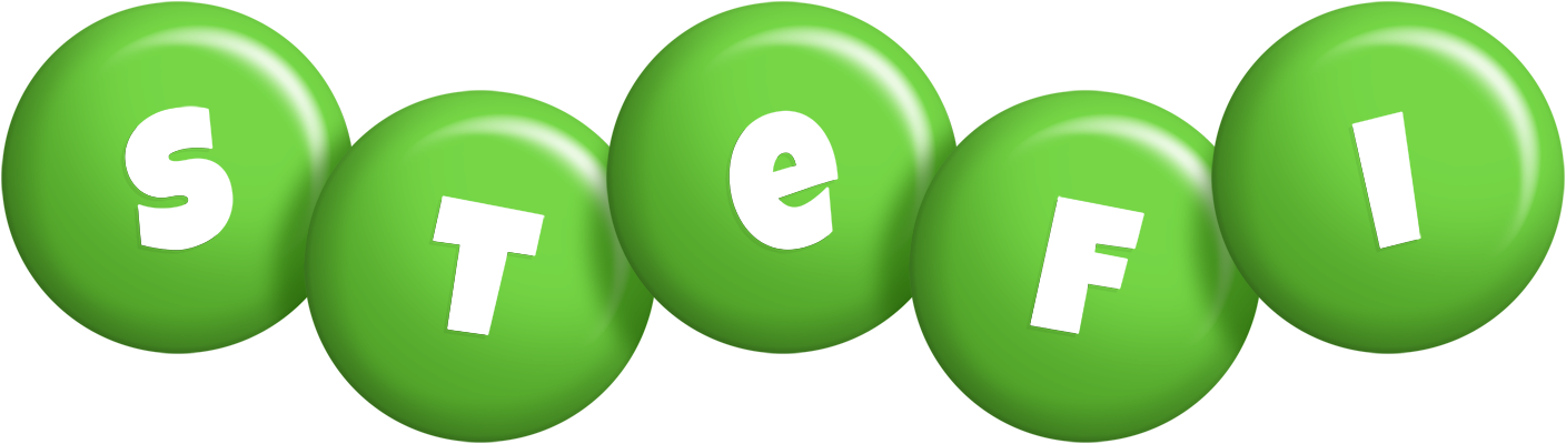 Stefi candy-green logo