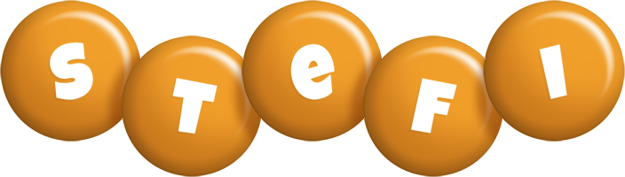 Stefi candy-orange logo