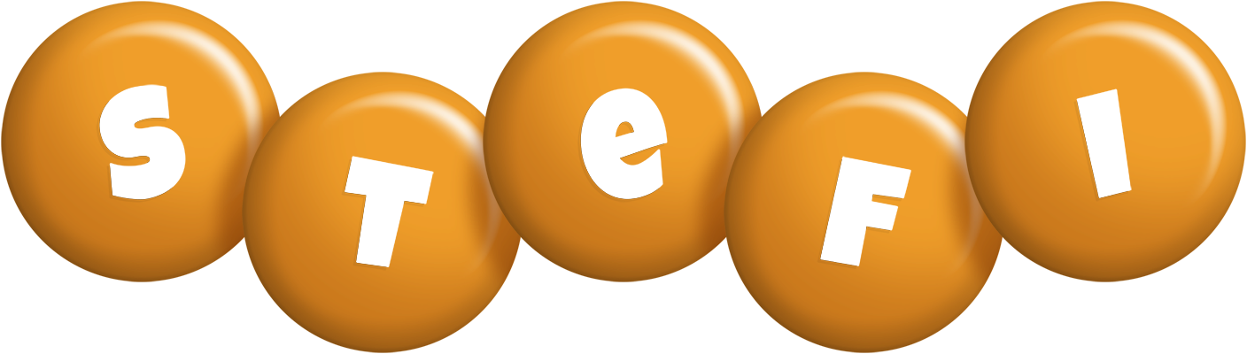 Stefi candy-orange logo