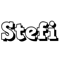 Stefi snowing logo