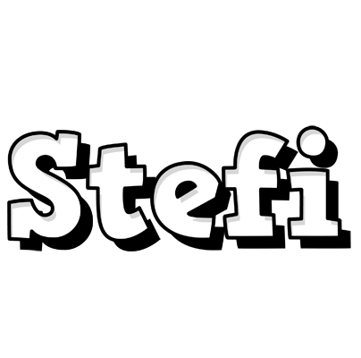 Stefi snowing logo