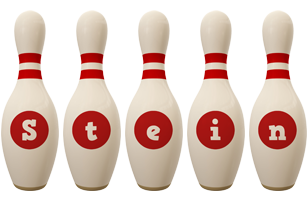 Stein bowling-pin logo