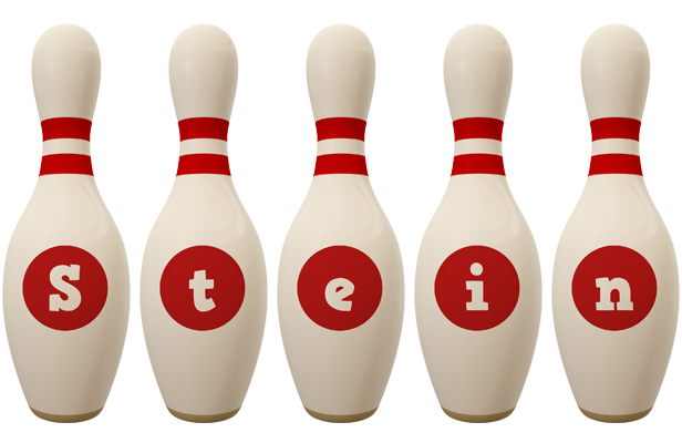 Stein bowling-pin logo