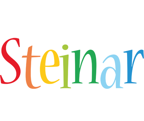 Steinar birthday logo
