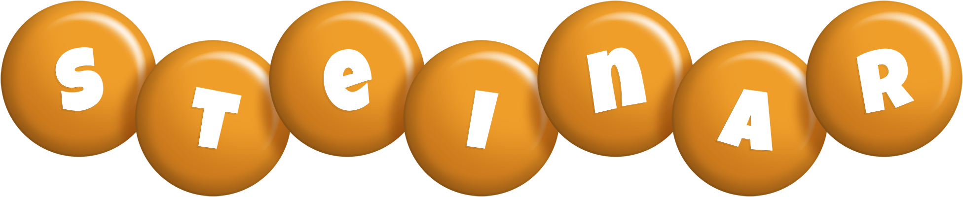 Steinar candy-orange logo