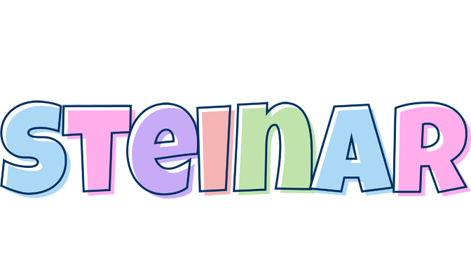 Steinar pastel logo