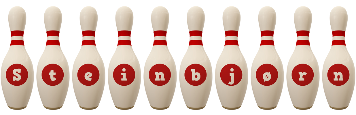 Steinbjørn bowling-pin logo