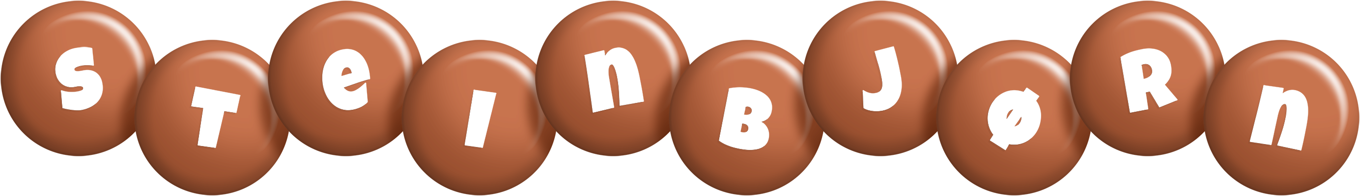 Steinbjørn candy-brown logo