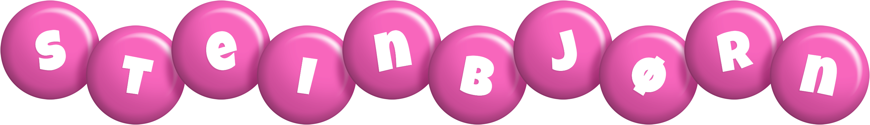 Steinbjørn candy-pink logo