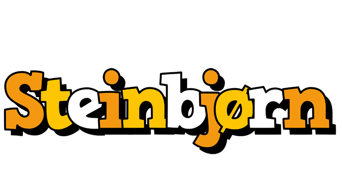 Steinbjørn cartoon logo