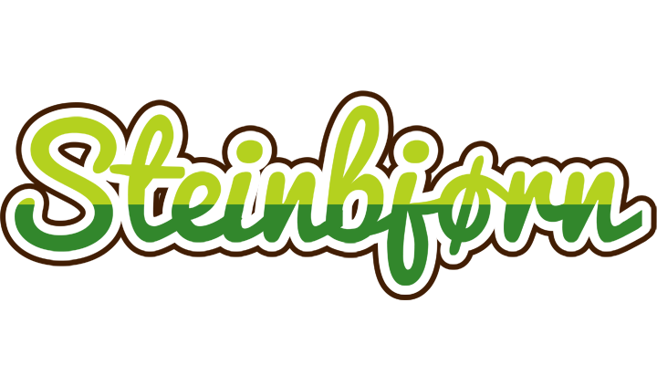 Steinbjørn golfing logo