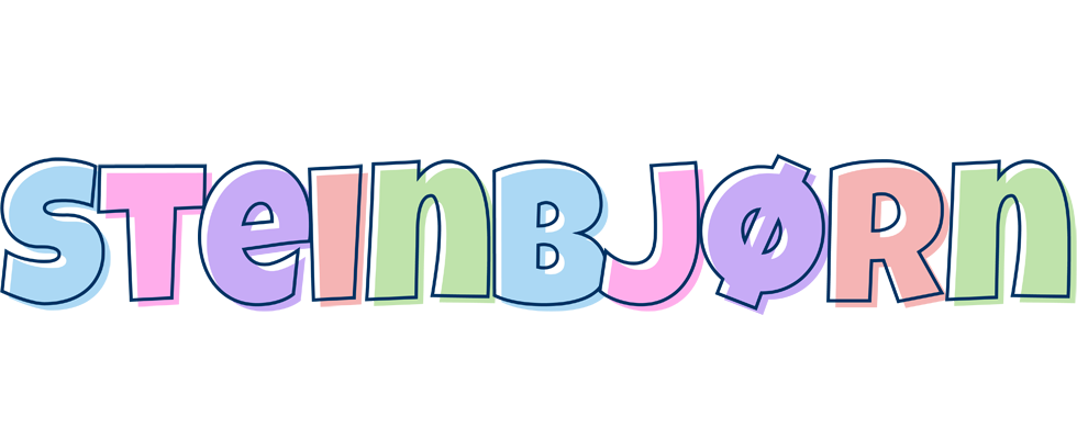 Steinbjørn pastel logo