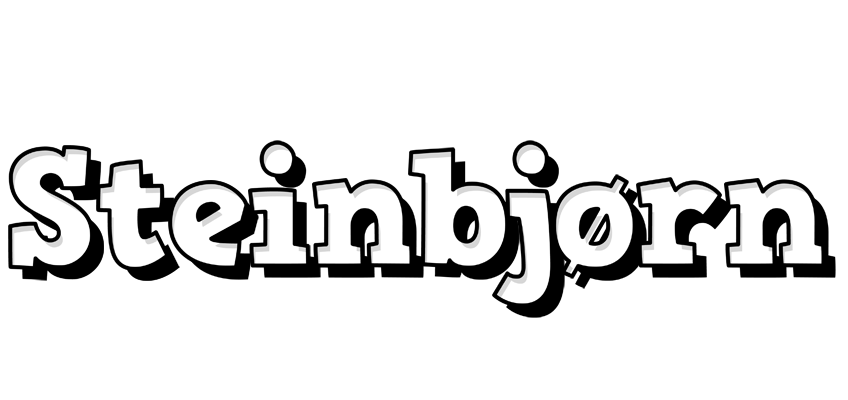 Steinbjørn snowing logo