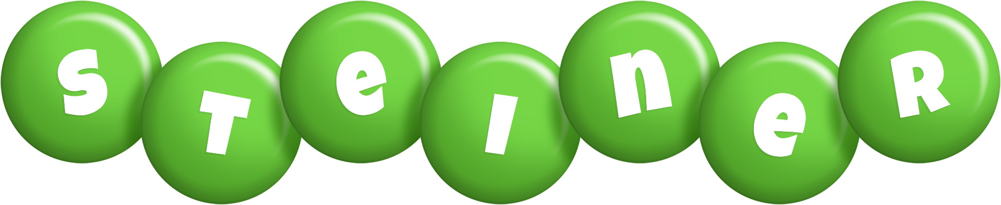 Steiner candy-green logo
