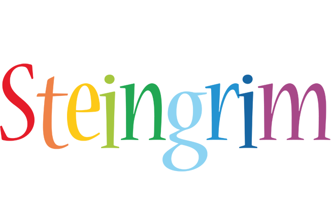 Steingrim birthday logo
