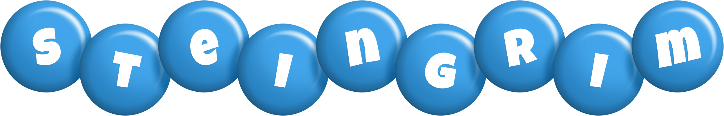Steingrim candy-blue logo