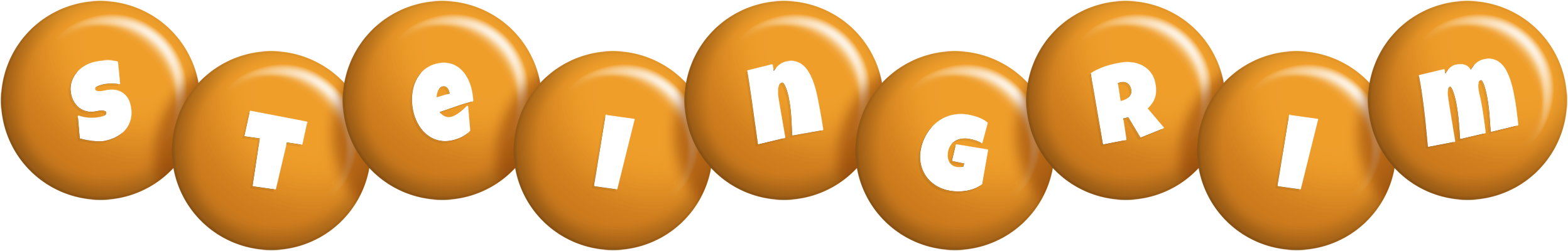Steingrim candy-orange logo