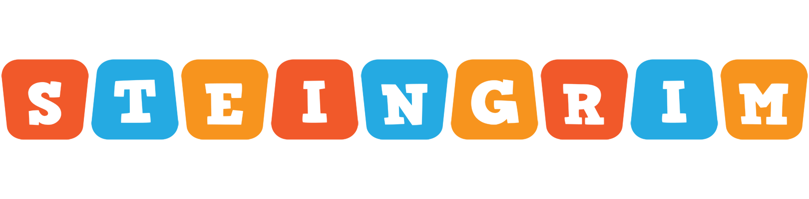 Steingrim comics logo