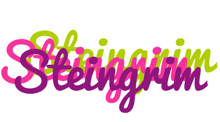 Steingrim flowers logo