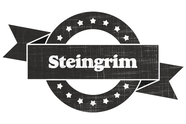 Steingrim grunge logo