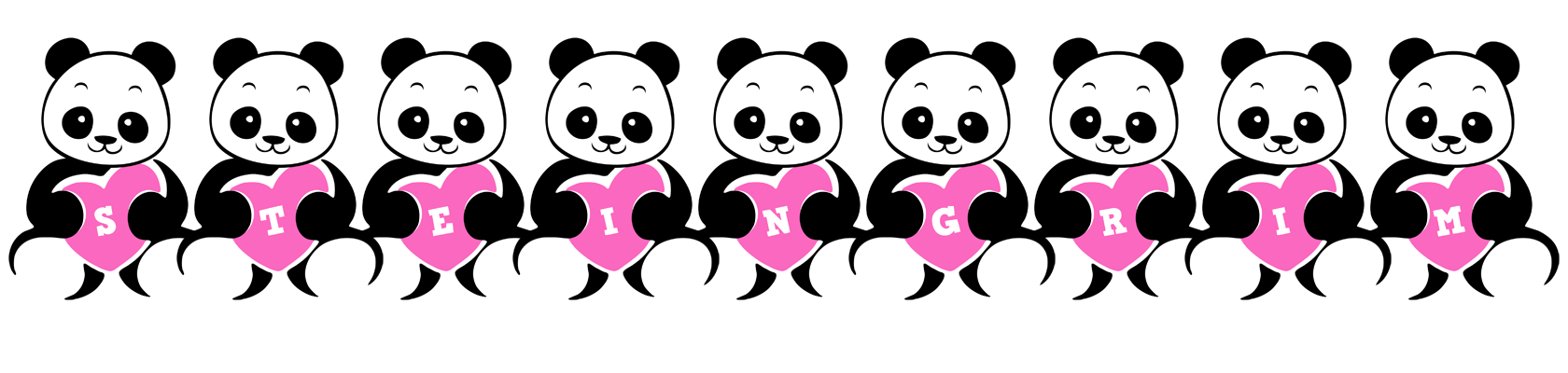 Steingrim love-panda logo