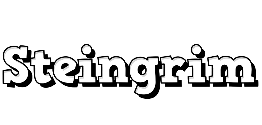 Steingrim snowing logo
