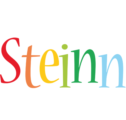 Steinn birthday logo