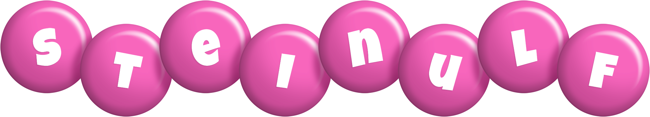 Steinulf candy-pink logo
