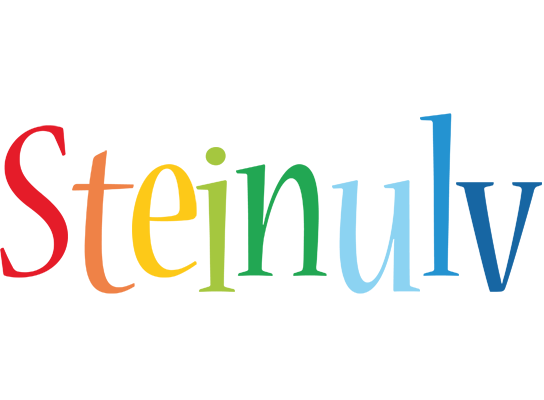 Steinulv birthday logo
