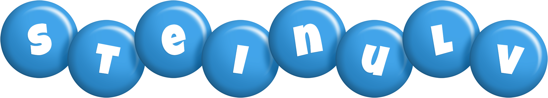 Steinulv candy-blue logo