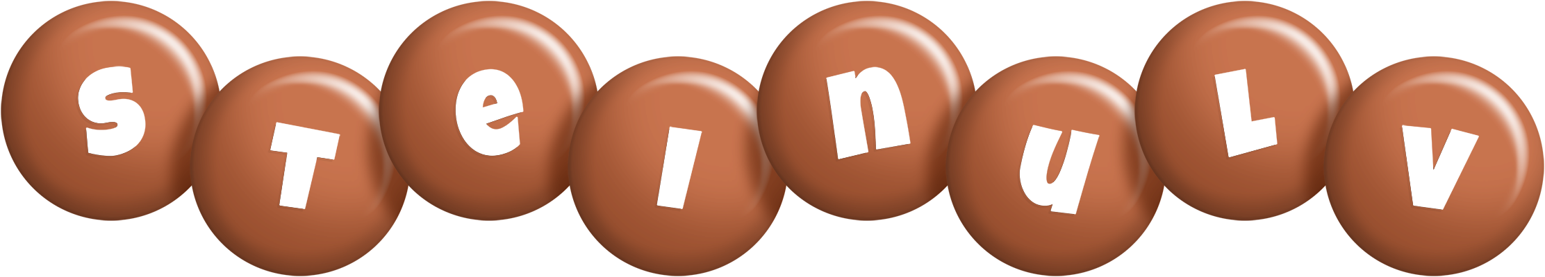 Steinulv candy-brown logo