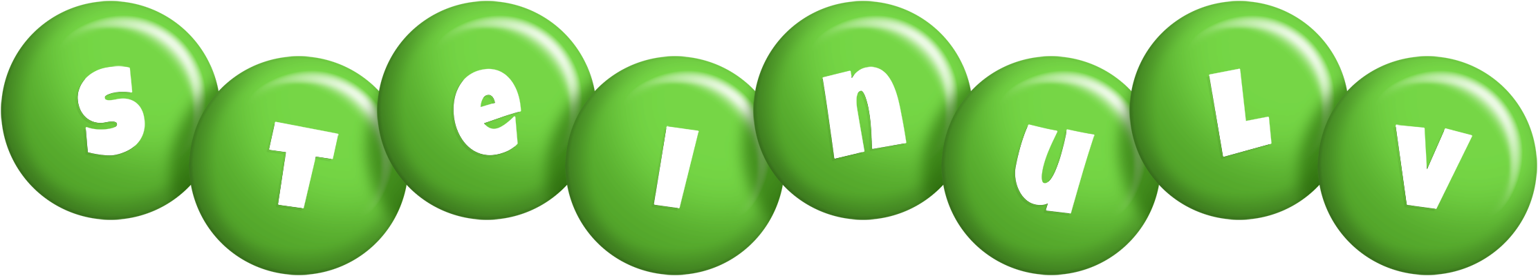 Steinulv candy-green logo