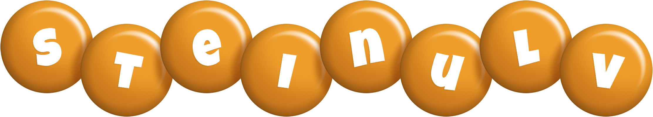 Steinulv candy-orange logo
