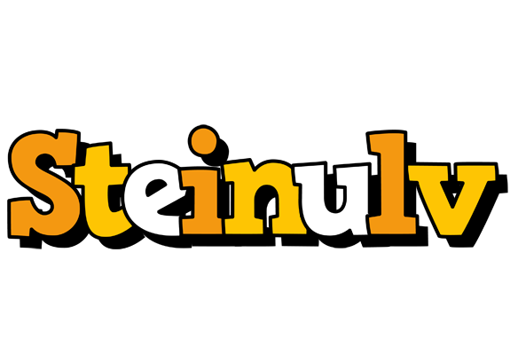Steinulv cartoon logo