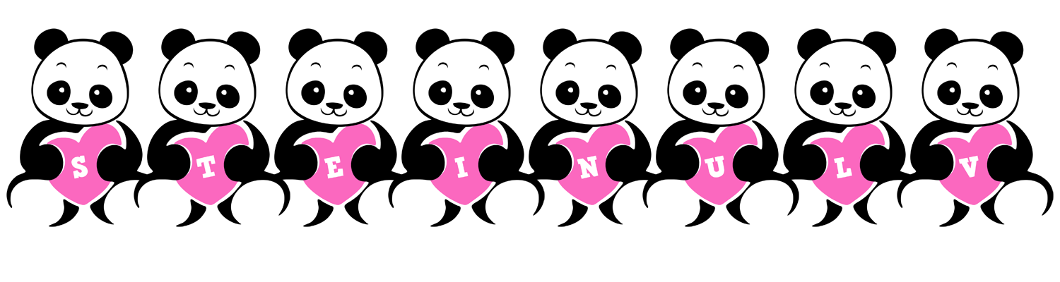Steinulv love-panda logo