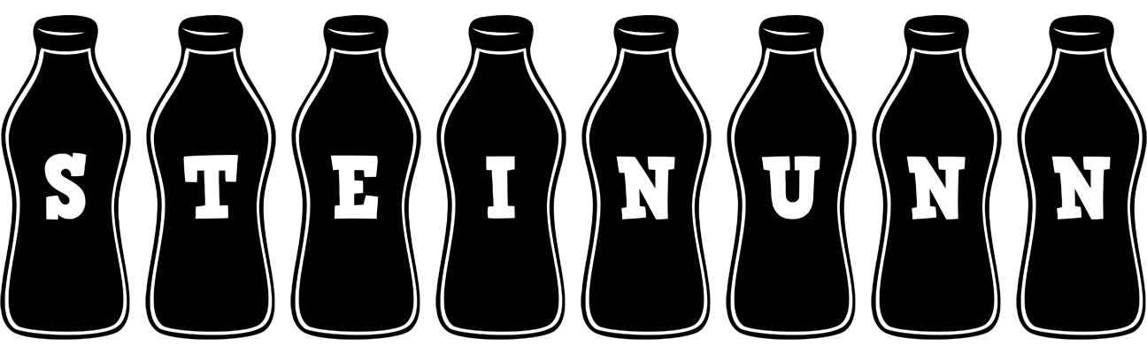 Steinunn bottle logo
