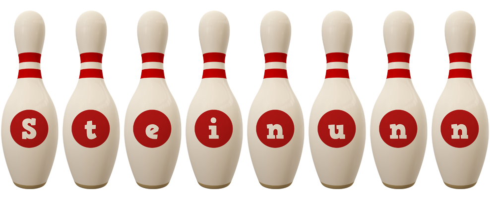 Steinunn bowling-pin logo